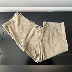 Mens cargo khakis, like new